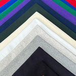 100% Cotton French Terry Knit Fabric, Heavy USA Made Sweater Material
