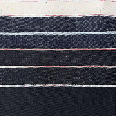 Premium Japanese Selvedge Denim, 14 oz | Slub, Nep, Double Black & More | By The Yard
