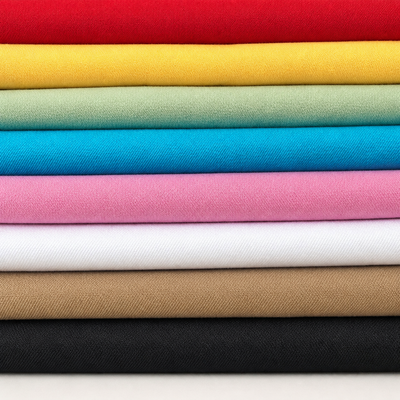54" Organic Cotton Twill 4 Way Stretch Spandex & Stretch Woven Fabric — styled fabric photograph