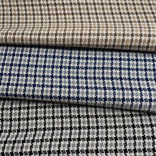 Jacquard Checkered Shirting Tencel Woven Fabric | By the Yard — styled fabric photograph