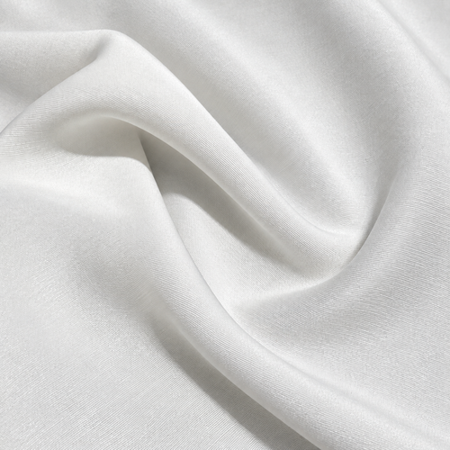 58" Peachskin Acetate White 6 OZ Faille Woven Fabric By the Yard — styled fabric photograph
