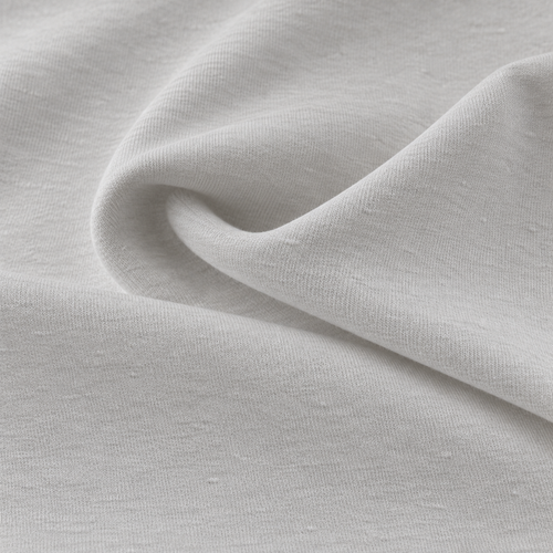 White Cotton Lycra Stretch Knit Fabric, 100% Cotton with Lycra, Fitted Tee Bodysuit Legging Fabric, Sold by the Yard — styled fabric photograph