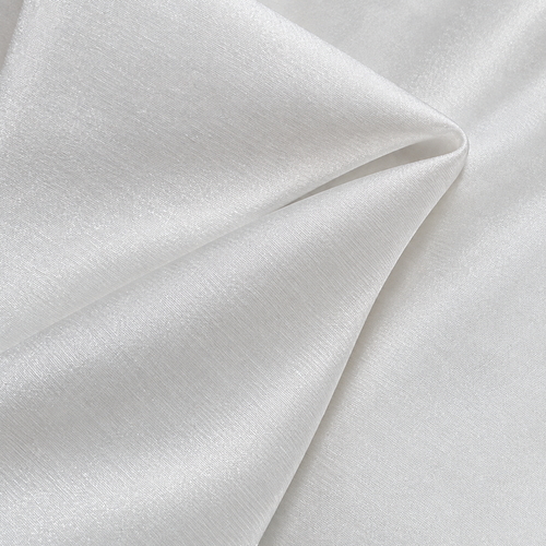 60" 100% Nylon White Faille 5 OZ Woven Fabric By the Yard — styled fabric photograph