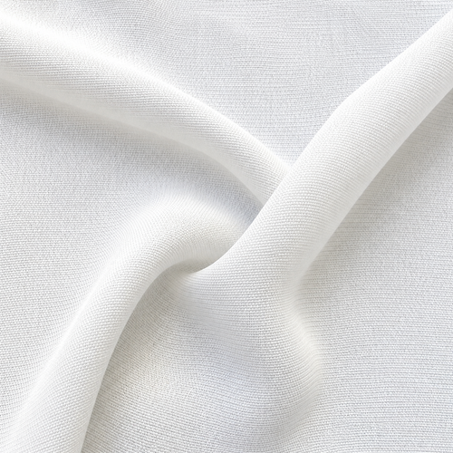 58" 100% Tencel Lyocell Georgette Solid White Light Woven Fabric — styled fabric photograph