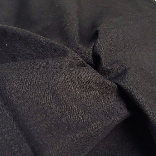 48" Cotton Spandex Lycra Stretch Blend Black Woven Fabric By the Yard - APC Fabrics