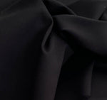 58" 100% Tencel Lyocell Bengaline Faille Ghost Optic White & Black Woven Fabric By Yard | APC Fabrics