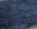 50" Cashmere Wool Blue & Gray Double Faced Furry Heavy Woven Fabric By Half Yard - APC Fabrics