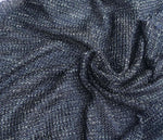54" Blue Lyocell Tencel Spandex Lycra Rolex Mesh Light Knit Fabric By the Yard - APC Fabrics
