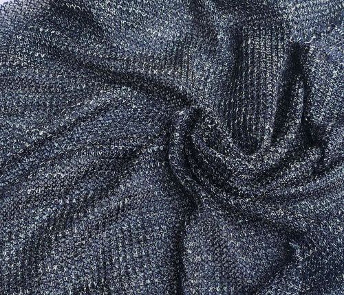 54" Blue Lyocell Tencel Spandex Lycra Rolex Mesh Light Knit Fabric By the Yard - APC Fabrics