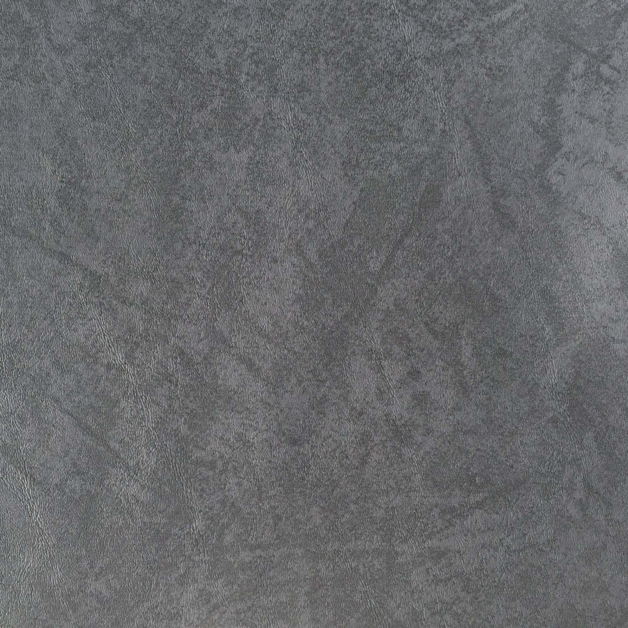 55" Dark Gray Vinyl Faux Pleather Upholstery Modern Heavy Fabric By the Yard - APC Fabrics