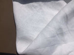55" Optic White 100% Linen Mercerized Flax Lithuanian Woven Fabric By the Yard - APC Fabrics