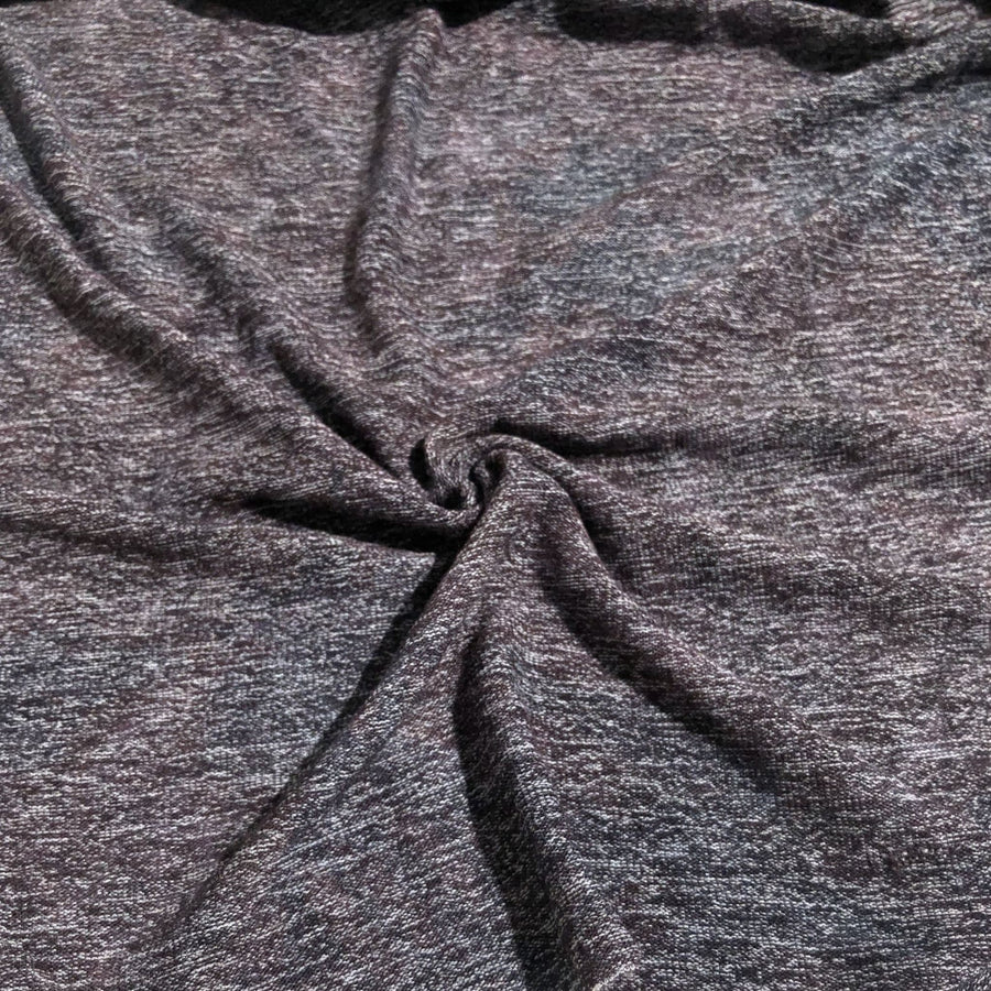 56" Charcoal Space Dye & Tie Dyed Rayon Acrylic Jersey Knit Fabric By the Yard - APC Fabrics