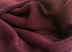 56" Dark Burgundy Red 100% Acrylic Like-mesh Knit Fabric By the Yard - APC Fabrics