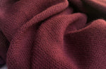 56" Dark Burgundy Red 100% Acrylic Like-mesh Knit Fabric By the Yard - APC Fabrics