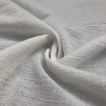 56" Off White Ivory & White 100% Cotton Gauze Wrinkly Woven Fabric By the Yard - APC Fabrics