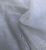 56" Optic White Nylon Spandex Blend Power Mesh Woven Fabric By the Yard - APC Fabrics
