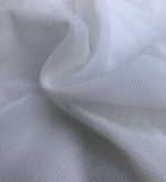 56" Optic White Nylon Spandex Blend Power Mesh Woven Fabric By the Yard - APC Fabrics