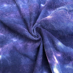 56" Tie Dye Striped Galaxy Stars 100% Cotton Jersey Knit Fabric - APC Fabrics