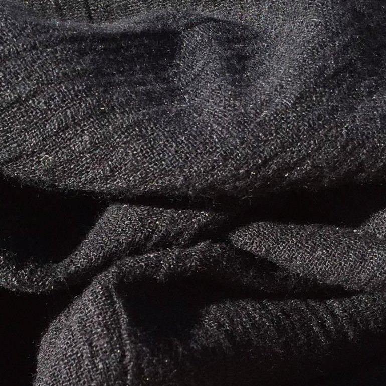 58" Black 100% Lyocell Tencel Crepon Gauze Light Woven Fabric By the Yard - APC Fabrics