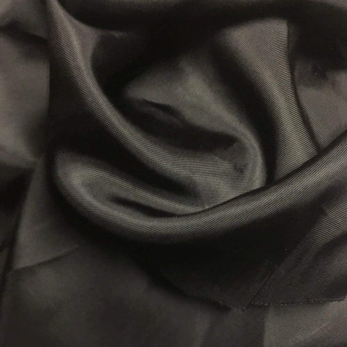 58" Black Enzyme Washed Rayon Viscose Bemberg Light Woven Fabric By the Yard - APC Fabrics