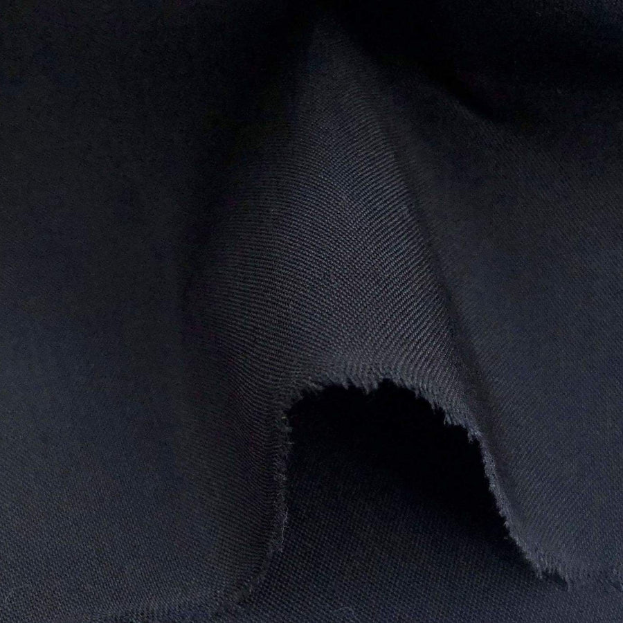 58" Black Shantung & Taffeta 100% Silk Woven Fabric By the Half-Yard - APC Fabrics