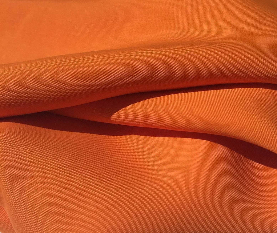 58" Bright Orange Rayon Acetate Faille Blitz Light Weight Woven Fabric By the Yard - APC Fabrics