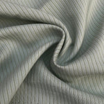 58" Cotton Lyocell Tencel Blend Striped Green & White Woven Fabric By the Yard - APC Fabrics