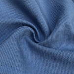 58" Cotton Lyocell Tencel Blend Striped Ocean Blue Woven Fabric By the Yard - APC Fabrics