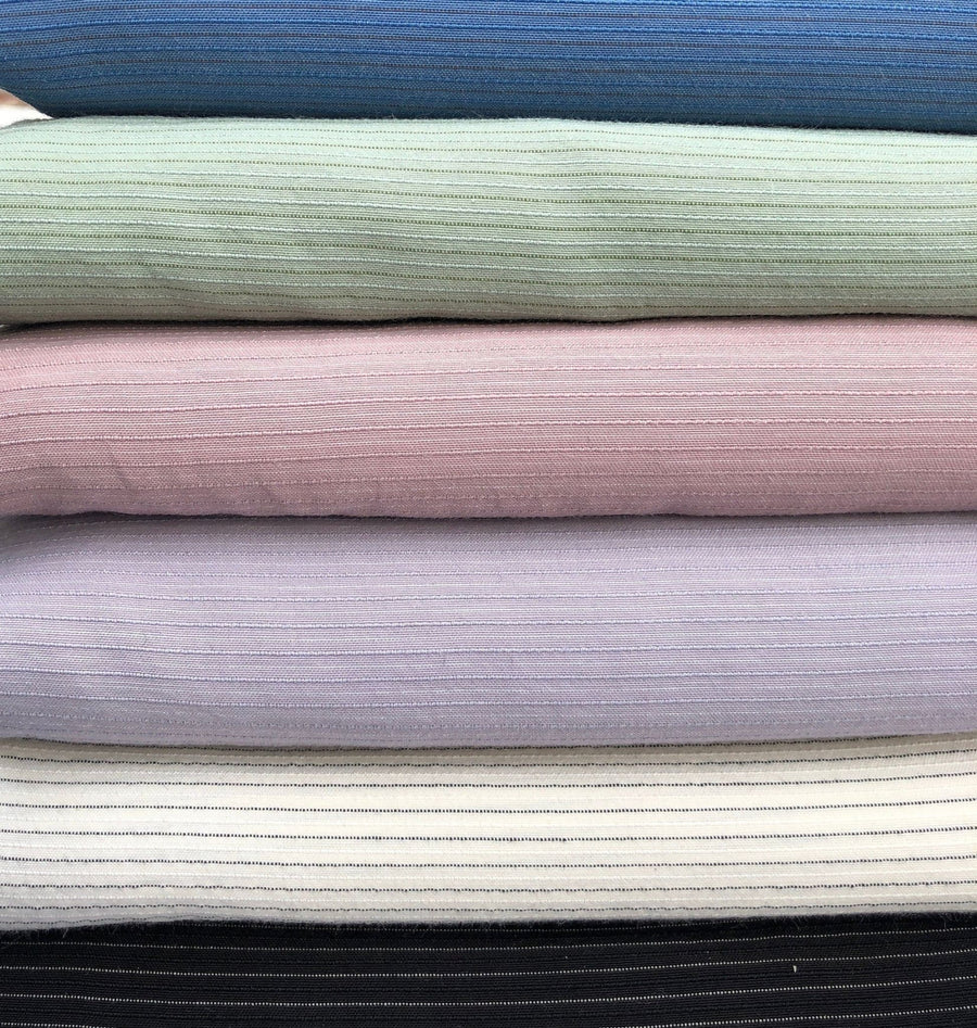 58" Cotton & Tencel Lyocell Blend Striped Multicolor Light Woven Fabric By the Yard - APC Fabrics