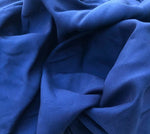 58" Cross Dye Dark Blue Cotton Blend Twill Woven Fabric By the Yard - APC Fabrics