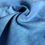 58" Denim Blue Cotton  Blend Heavy Woven Fabric By the Yard - APC Fabrics