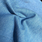58" Denim Blue Cotton  Blend Heavy Woven Fabric By the Yard - APC Fabrics