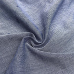 58" Light Blue Gray 100% Pima Cotton Chambray Light Woven Fabric By the Yard - APC Fabrics