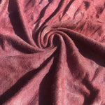 58" Maroon Burgundy Tie Dye Modal Spandex Stretch Jersey Knit Fabric By the Yard - APC Fabrics