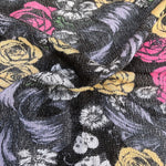 58" Modal Spandex Lycra Stretch Multicolor Black Jersey Knit Fabric By the Yard - APC Fabrics