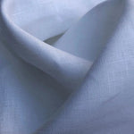 58" Optic White 100% Linen Flax 6 OZ Light Woven Fabric By the Yard - APC Fabrics