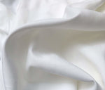 58" Optic White 100% Lyocell Tencel Faille Ghost Like-Gauze Woven Fabric By Yard - APC Fabrics