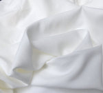 58" Optic White 100% Lyocell Tencel Faille Ghost Like-Gauze Woven Fabric By Yard - APC Fabrics