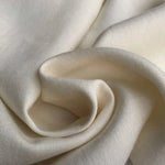 58" PFD Off White Merino Lyocell Tencel Wool Blend Woven Fabric By the Yard - APC Fabrics