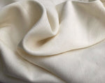 58" PFD Off White Merino Lyocell Tencel Wool Blend Woven Fabric By the Yard - APC Fabrics
