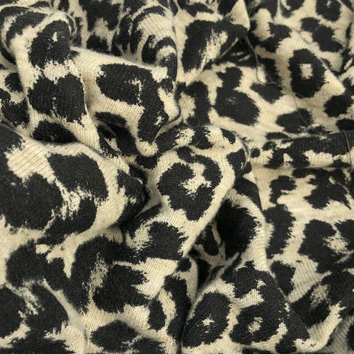 58" Rayon Spandex Lycra Stretch Blend Cheetah Print Knit Fabric By the Yard | APC Fabrics
