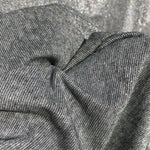 58" Shiny Glitter Gray Grey 100% Acetate Lame Metallic Woven Fabric By the Yard - APC Fabrics