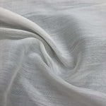 58" White 100% Supima Cotton Sheer & Light Woven Fabric By the Yard - APC Fabrics
