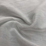 58" White 100% Supima Cotton Sheer & Light Woven Fabric By the Yard - APC Fabrics