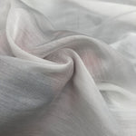 58" White 100% Supima Cotton Sheer & Light Woven Fabric By the Yard - APC Fabrics