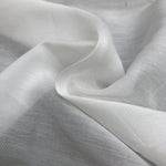 58" White 100% Supima Cotton Sheer & Light Woven Fabric By the Yard - APC Fabrics