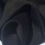 60" Black 100% Lyocell Tencel Gabardine Twill Medium Woven Fabric By The Yard - APC Fabrics