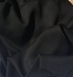 60" Black 100% Lyocell Tencel Gabardine Twill Medium Woven Fabric By The Yard - APC Fabrics