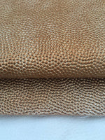 60" Brown Copper Gold Scale Upholstery Vinyl Heavy Weight Fabric By the Yard - APC Fabrics