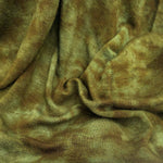60" Dark Olive Green Modal Spandex Blend Tie Dyed Jersey Knit Fabric By the Yard | APC Fabrics